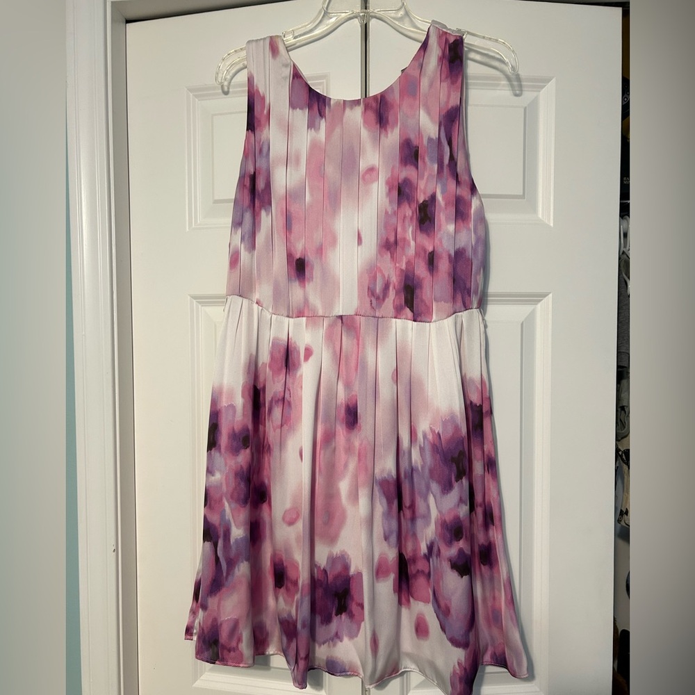 Jennifer Lopez pink and purple dress